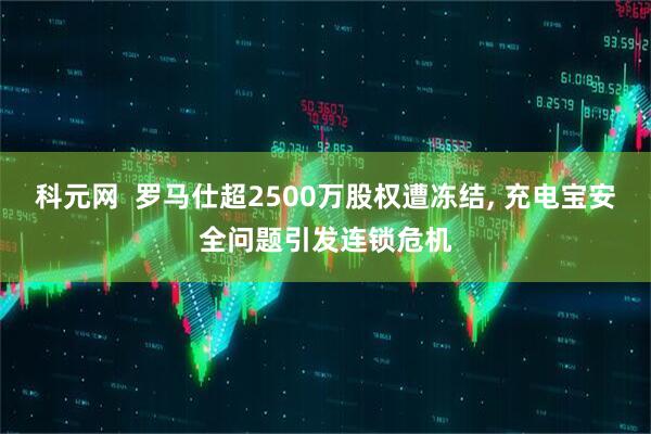 科元网  罗马仕超2500万股权遭冻结, 充电宝安全问题引发连锁危机